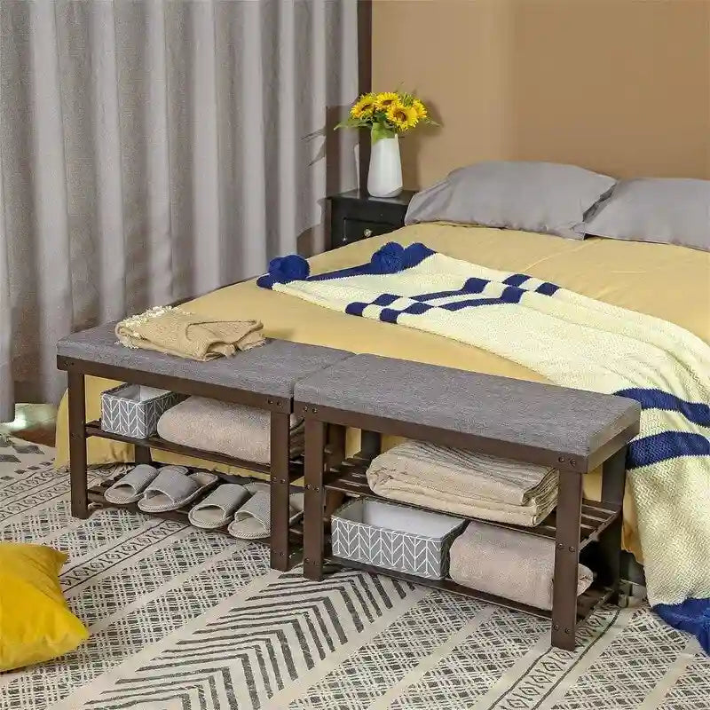 3-Tier Shoe Rack - 11.4 D x 28 W x 19.3 H