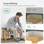 3-Tier Shoe Rack - 11.4 D x 28 W x 19.3 H