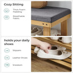 3-Tier Shoe Rack - 11.4 D x 28 W x 19.3 H