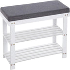 3-Tier Shoe Rack - 11.4 D x 28 W x 19.3 H