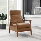 Armando Wood Arm Push Back Recliner by Greyson Living