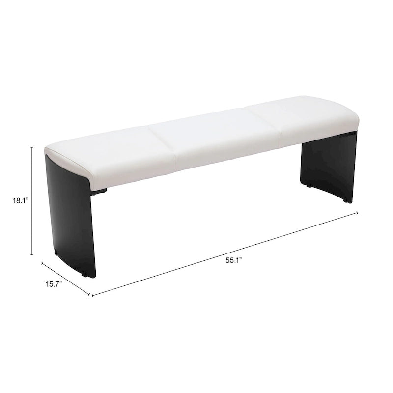 Mur Bench White