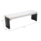 Mur Bench White