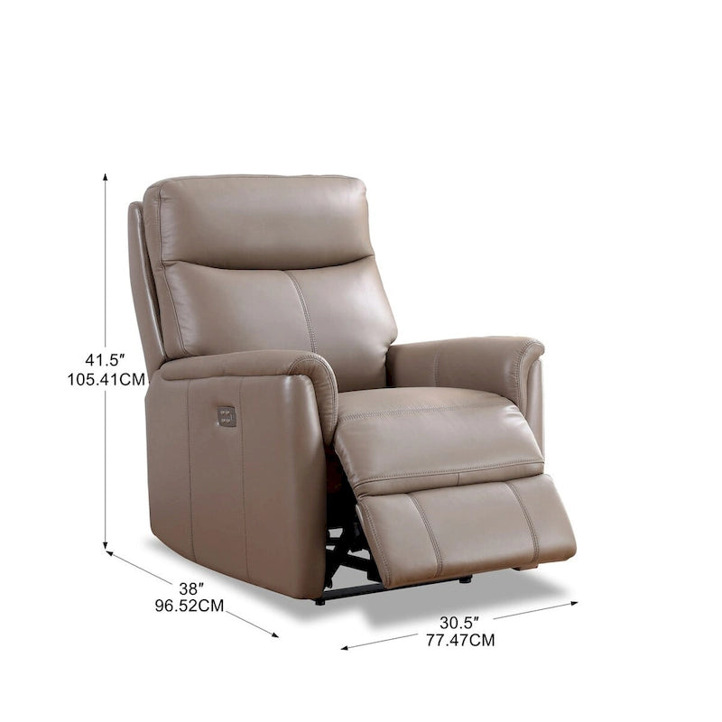 Hydeline Layla Power Headrest Top Grain Leather Zero Gravity Recliner