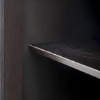 34  Tall MDF 3-door Accent Cabinet with Adjustable Shelf