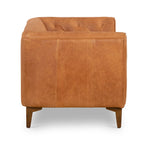 Poly & Bark Essex 74  Apartment Sofa - Full Grain Genuine Italian Leather