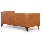 Poly & Bark Essex 74  Apartment Sofa - Full Grain Genuine Italian Leather