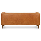Poly & Bark Essex 74  Apartment Sofa - Full Grain Genuine Italian Leather