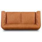 Poly & Bark Essex 74  Apartment Sofa - Full Grain Genuine Italian Leather