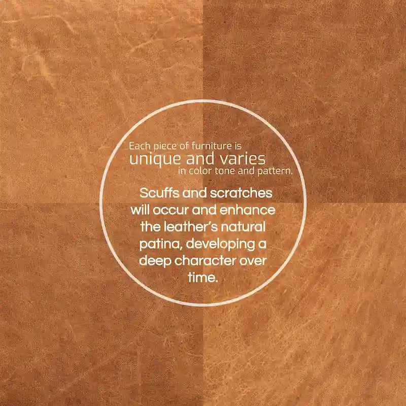 Poly & Bark Essex 74  Apartment Sofa - Full Grain Genuine Italian Leather