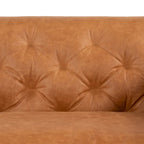 Poly & Bark Essex 74  Apartment Sofa - Full Grain Genuine Italian Leather