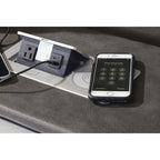 Signature Design by Ashley Fyne-Dyme Power Reclining Loveseat with Console - 74 W x 43 D x 43 H