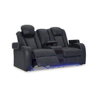 Signature Design by Ashley Fyne-Dyme Power Reclining Loveseat with Console - 74 W x 43 D x 43 H