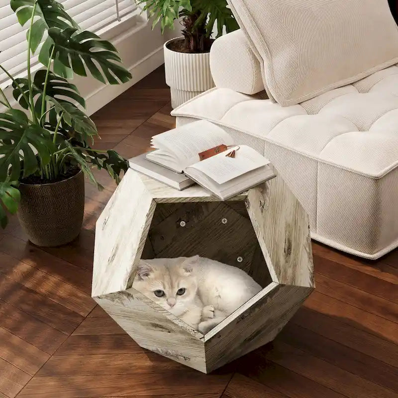 25.98  Shaped Modern Pet Furniture Cat Kennel Side Table