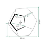 25.98  Shaped Modern Pet Furniture Cat Kennel Side Table