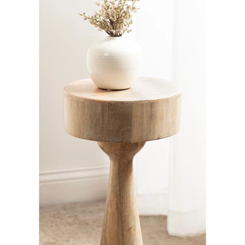 Kate and Laurel Solbrett Wood Drink Table