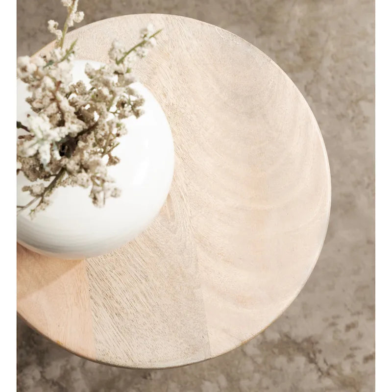 Kate and Laurel Solbrett Wood Drink Table