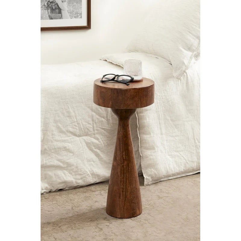 Kate and Laurel Solbrett Wood Drink Table