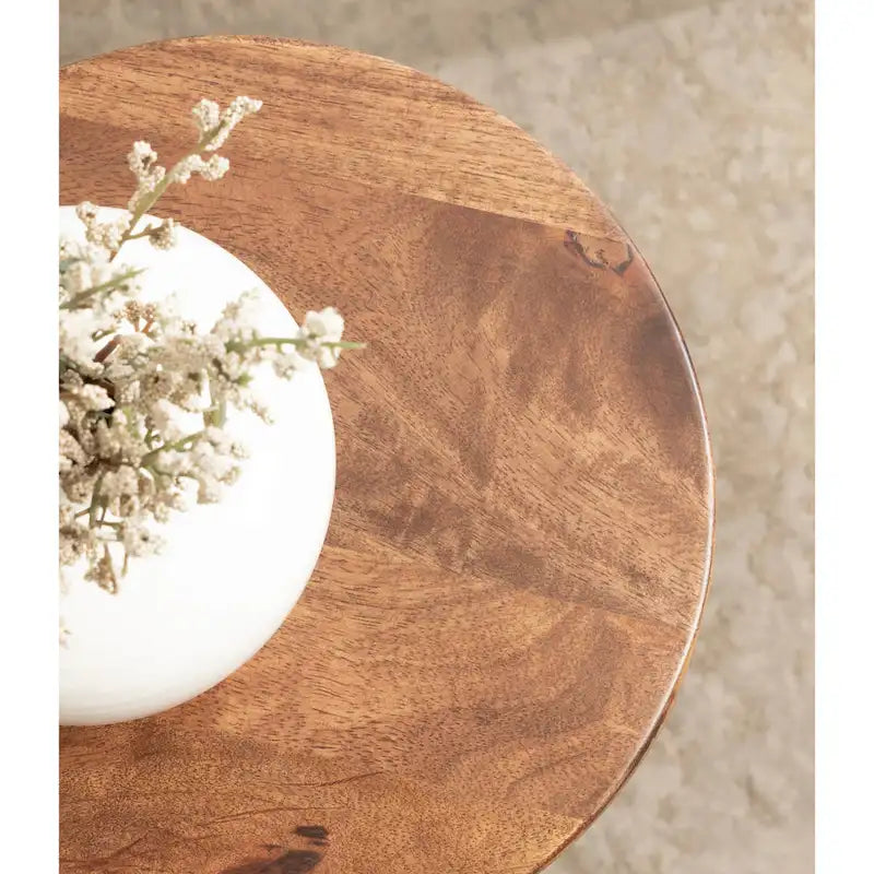 Kate and Laurel Solbrett Wood Drink Table