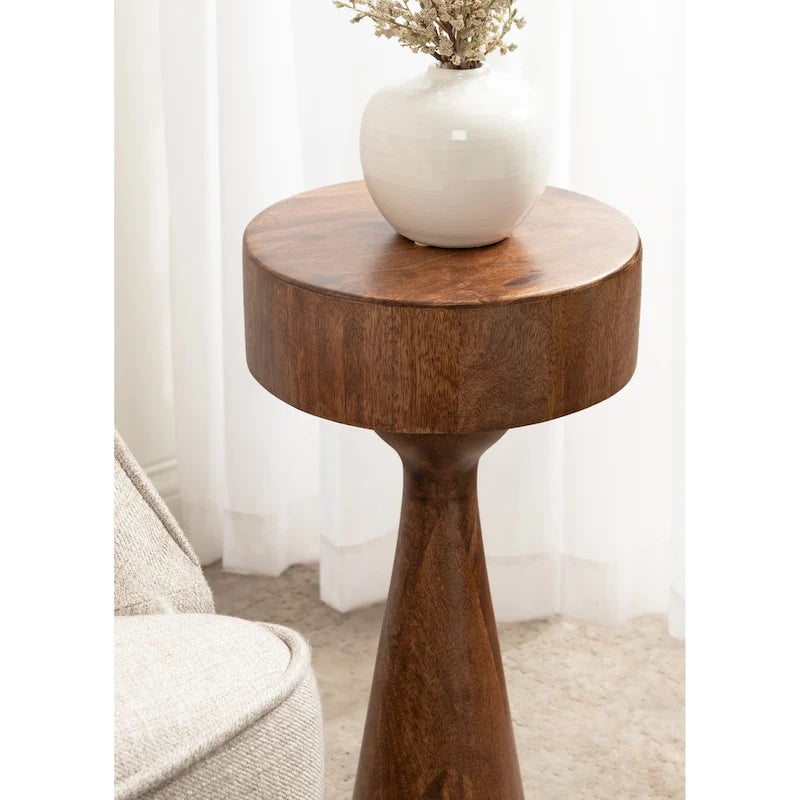 Kate and Laurel Solbrett Wood Drink Table