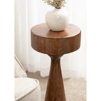 Kate and Laurel Solbrett Wood Drink Table