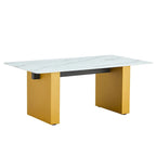 Modern minimalist transparent tempered glass coffee table