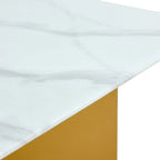 Modern minimalist transparent tempered glass coffee table