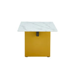 Modern minimalist transparent tempered glass coffee table