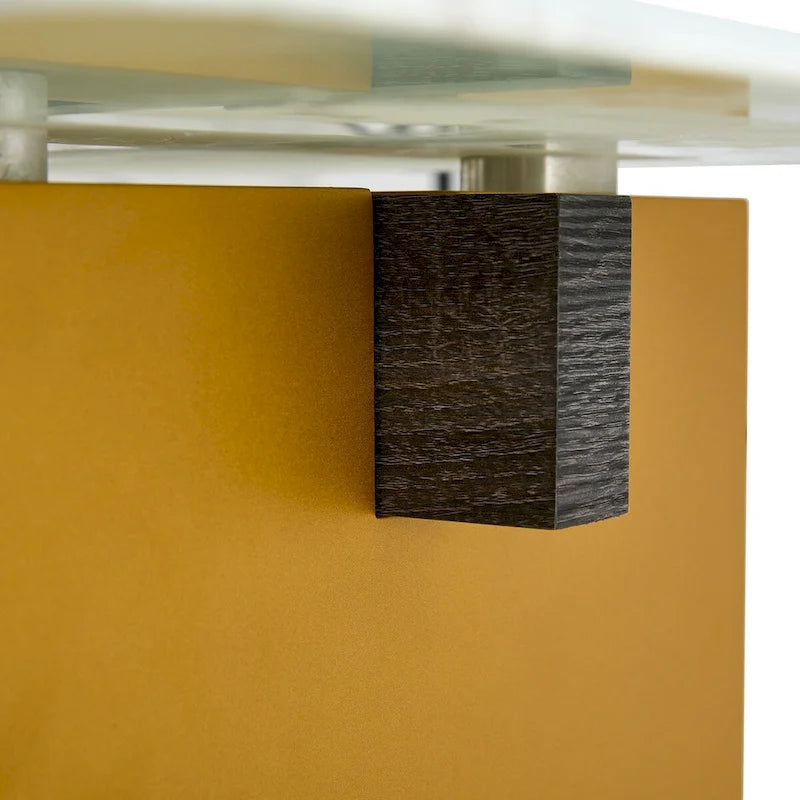 Modern minimalist transparent tempered glass coffee table