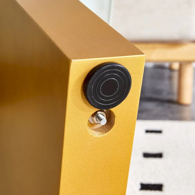 Modern minimalist transparent tempered glass coffee table