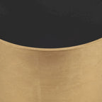 Sagebrook Home Modern Glam Wood Round Glass Coffee and End Table