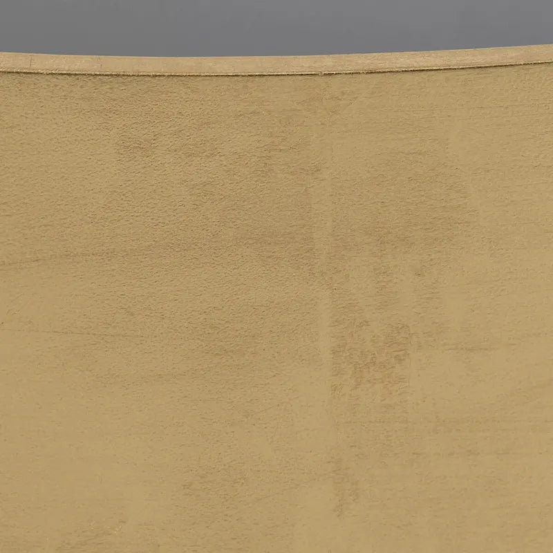 Sagebrook Home Modern Glam Wood Round Glass Coffee and End Table