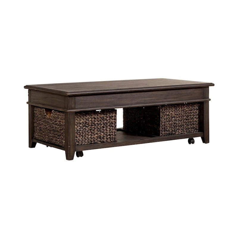 Mill Creek Peppercorn 3 Piece Lift Top Cocktail Table Set