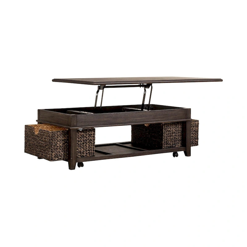 Mill Creek Peppercorn 3 Piece Lift Top Cocktail Table Set