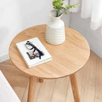 Small Round End Table Side Table
