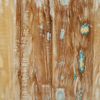 Mango Wood Handmade Distressed Coffee Table or Accent Table with Black Metal Hairpin Legs - Brown - Roche River Decor