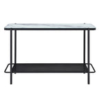 Puetz Contemporary White Glass Top 3-Piece Coffee Table Set by Furniture of America