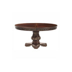 Shelby Cherry Traditional Fabric Oval Double Pedestal Dining Room Set