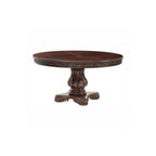 Shelby Cherry Traditional Fabric Oval Double Pedestal Dining Room Set