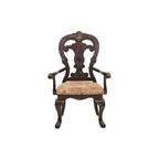 Shelby Cherry Traditional Fabric Oval Double Pedestal Dining Room Set
