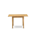 East West Furniture Dining Set- a Rectangle Dining Room Table and Kitchen Chairs, Oak (Pieces Option)