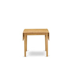 East West Furniture Dining Set- a Rectangle Dining Room Table and Kitchen Chairs, Oak (Pieces Option)