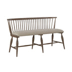 Americana Farmhouse Dusty Taupe 6 Piece Rectangular Table Set