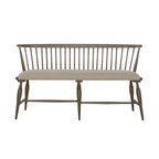 Americana Farmhouse Dusty Taupe 6 Piece Rectangular Table Set
