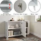 Kitchen Sideboard with 2 Door 2 Shelves - 15 D x 41.7 W x 32.6 H