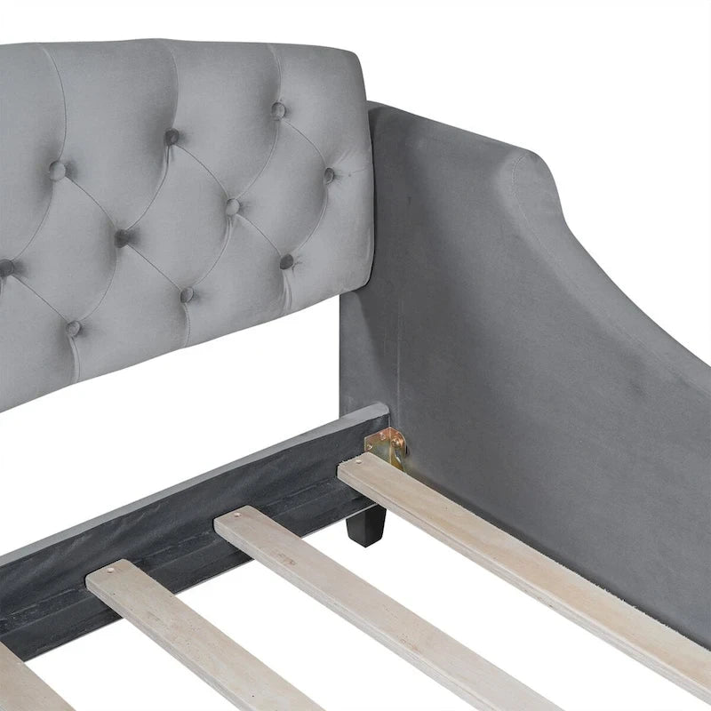 Full Size Modern Luxury Tufted Button Daybed,Multifunctional Design,No Box Spring Required