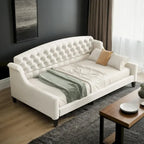 Full Size Modern Luxury Tufted Button Daybed,Multifunctional Design,No Box Spring Required