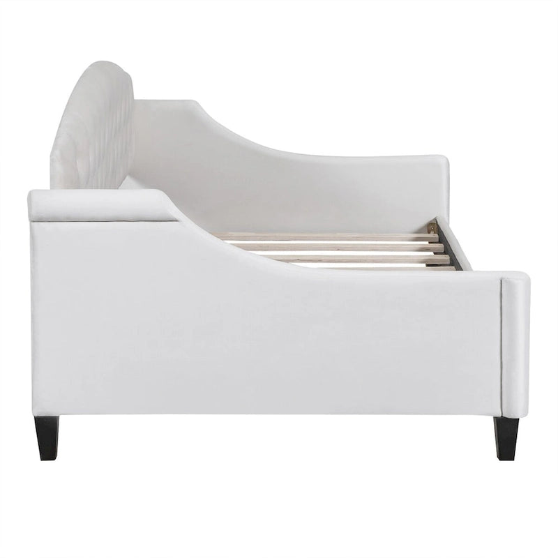 Full Size Modern Luxury Tufted Button Daybed,Multifunctional Design,No Box Spring Required