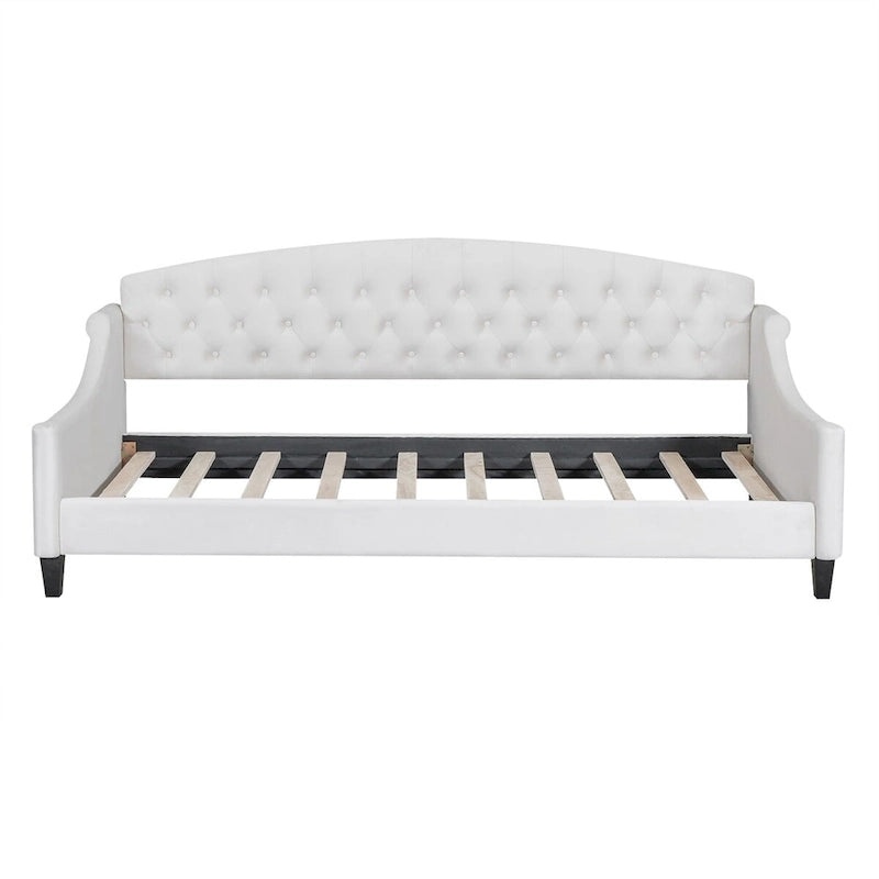 Full Size Modern Luxury Tufted Button Daybed,Multifunctional Design,No Box Spring Required