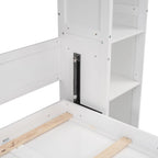 Queen Size Murphy Bed with Shelves